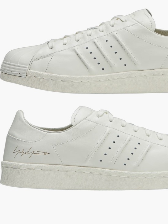 adidas Other - ADIDAS Y-3 SUPERSTAR Yohji Yamamoto White Leather Low-Top Sneakers Size 7